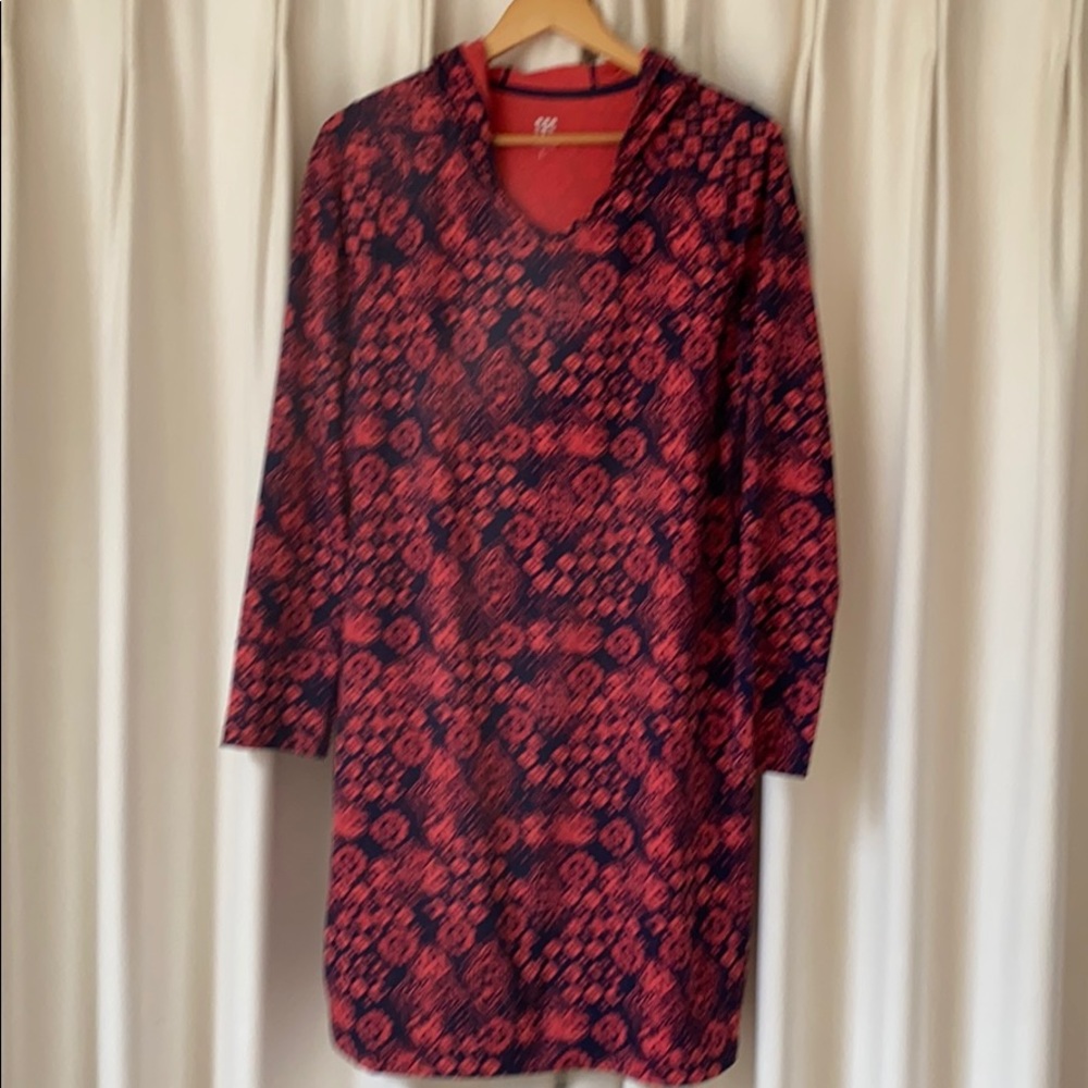 Title Nine knee length dress with hood